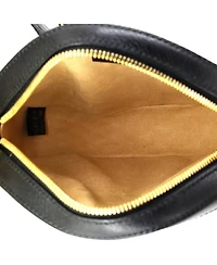 Pre-Owned Gucci Mini Ophidia Round Shoulder Bag Leather
