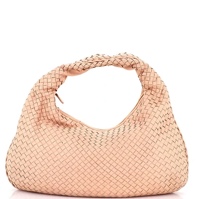 Pre-Owned Bottega Veneta Medium Veneta Hobo Intrecciato Nappa