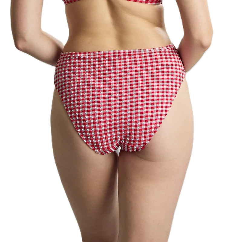 Panache Lingerie Women's Gingham High Cut Bikini Bottom