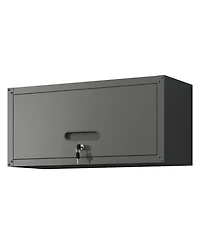 Viyet 30" Heavy-Duty Wall Mounted Metal Cabinet - Lockable Garage Storage