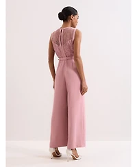 Phase Eight Women's Ivanna Lace Bodice Belted Jumpsuit
