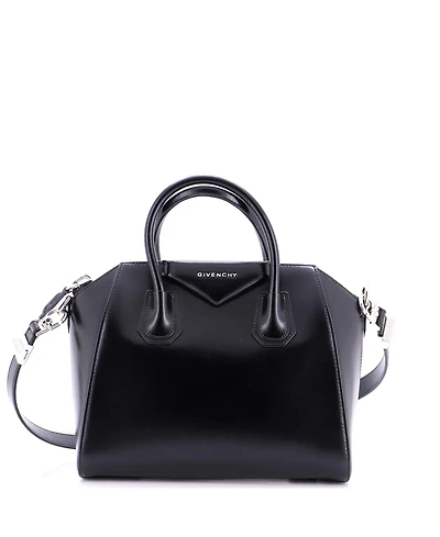 Pre-Owned Givenchy Small Antigona Bag Glazed Leather