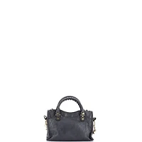 Pre-Owned Balenciaga Mini City Classic Studs Bag Leather