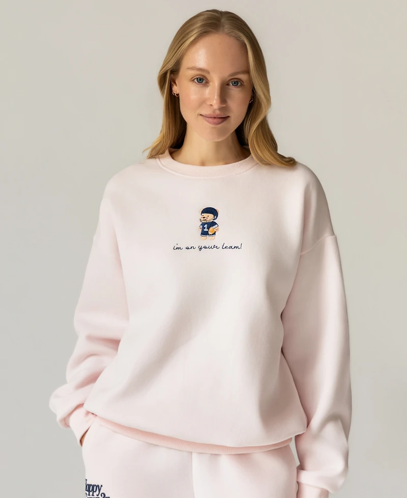 The Happy Camp3r Women's Mock Neck Sweatshirt