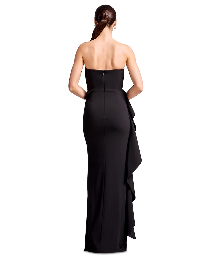 Dress the Population Women's Strapless Sheath Gown