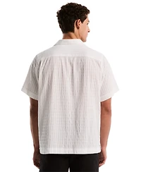 Original Penguin Men's Seersucker Camp Shirt