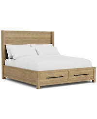Davie King Storage Panel Bed
