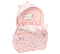 Rainbow Sugar Girls' Floral Love Backpack, Lunch Bag and Headphone, 3-Piece Set