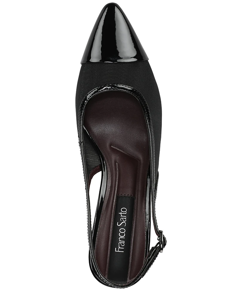 Franco Sarto Women's Jurina Pointed Toe Slingback Pumps
