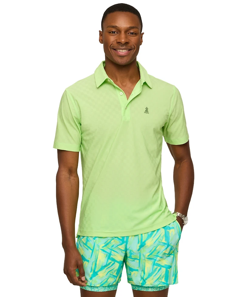 Chubbies Men's The Vanna Textured Performance Polo Shirt