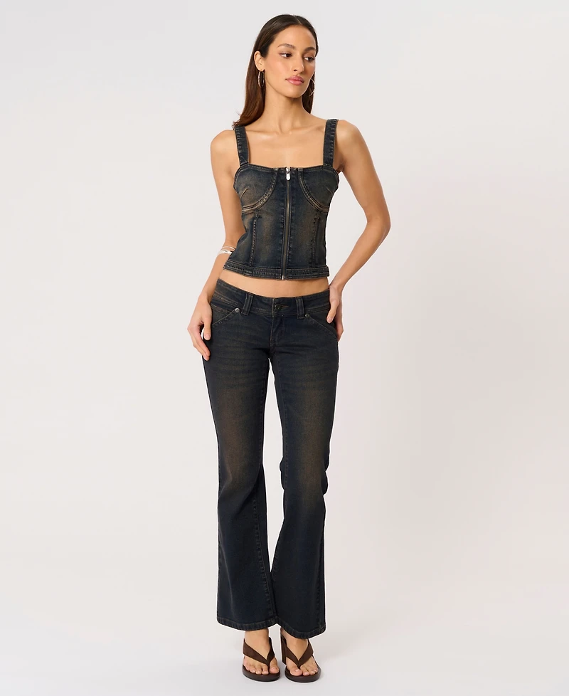 Abrand Women's 00 Bowie Kick-Flare Jeans