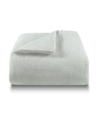 Laundry Stone Washed Cotton Waffle 3-Piece Comforter Set