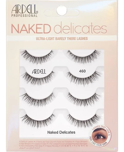 Ardell Naked Delicates Strip Lashes 460, 4-Pack