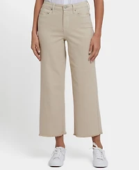 Nydj Women's High-Rise Coco Relaxed Wide-Leg Crop Jeans