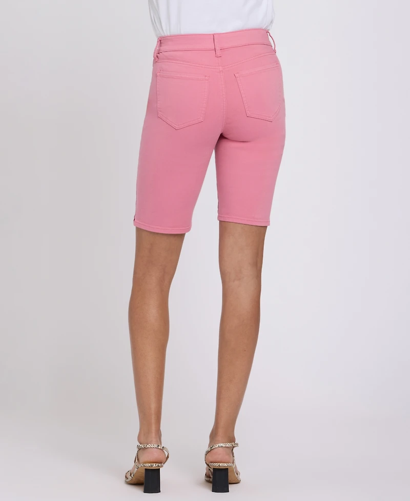 Nydj Women's Briella Jean Shorts with Side Slits