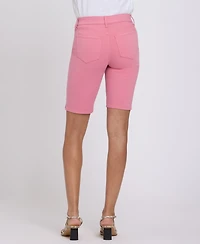 Nydj Women's Briella Jean Shorts with Side Slits