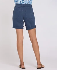 Nydj Women's Diana Relaxed Denim High-Rise Shorts