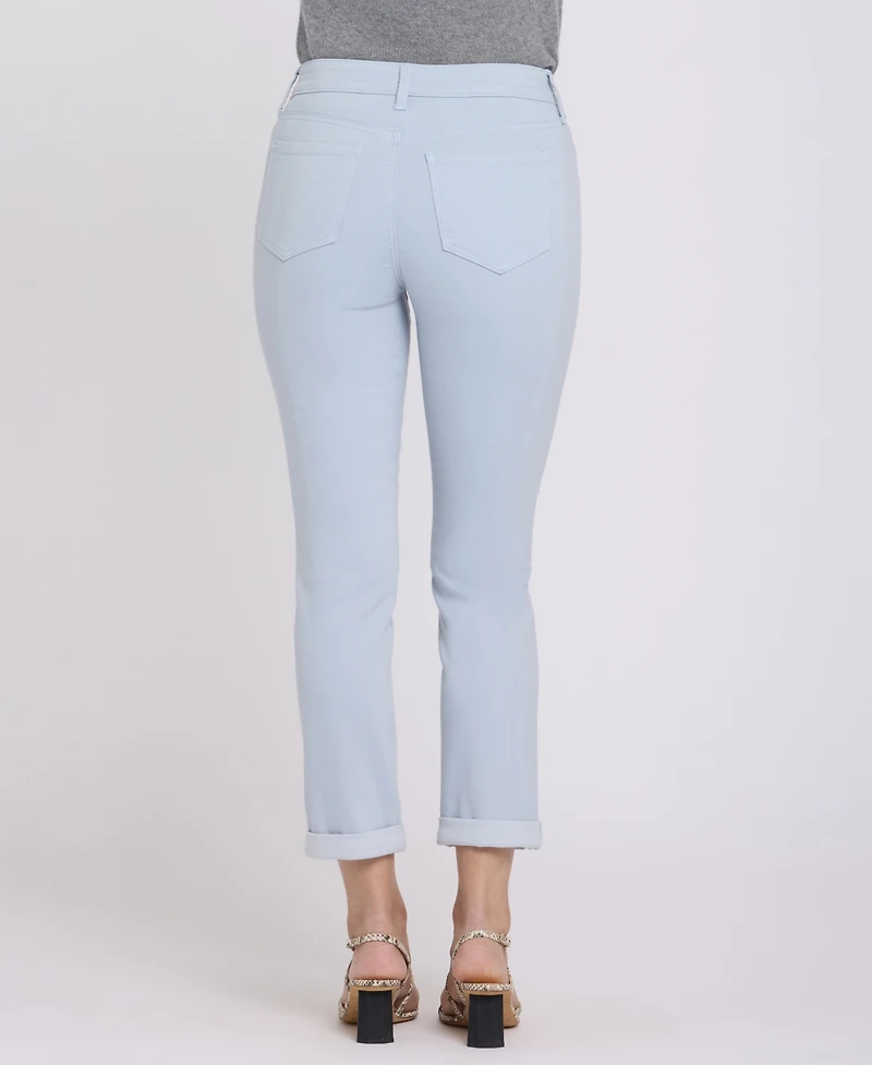 Nydj Women's Sheri Slim Ankle Jeans with Roll Cuff