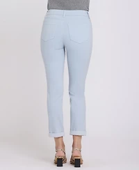 Nydj Women's Sheri Slim Ankle Jeans with Roll Cuff