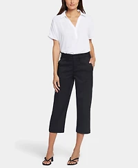 Nydj Women's High-Rise Straight-Leg Utility Pants