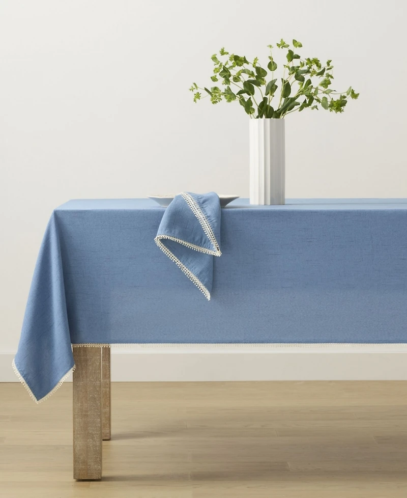 Lenox French Perle Solid Tablecloth, 70" Round
