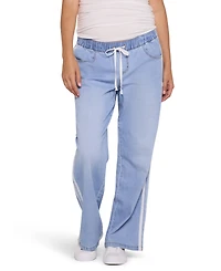 Motherhood Maternity Drawstring Pull On Wide Leg Pant