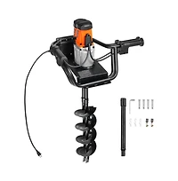 Sugift Electric Post Hole Digger 5.71 in Auger Bit with 1500W Powerful Motor