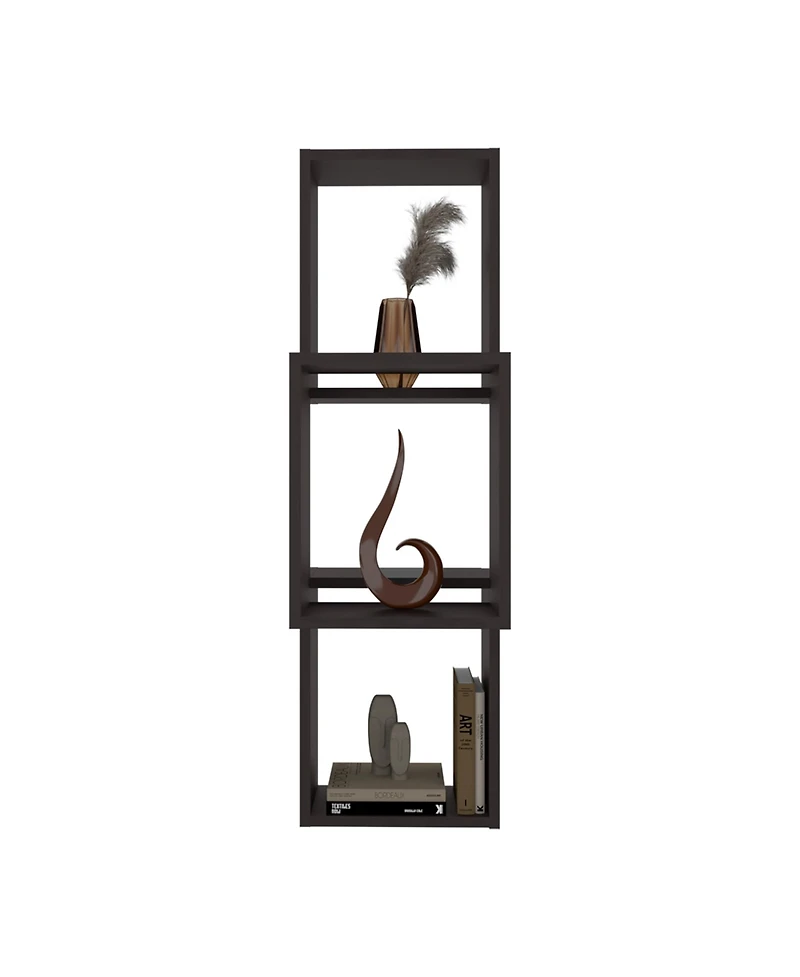 Fm Furniture Stormi Wall-Mounted Geometric Shelf Unit