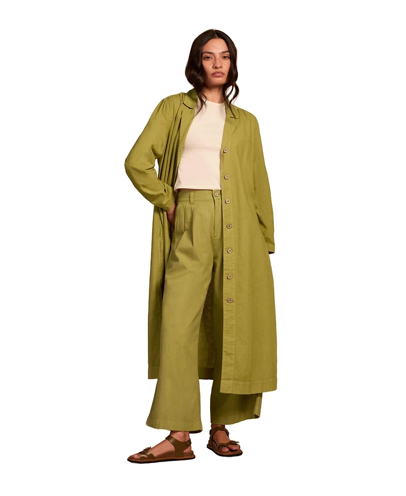 Celtic & Co. Women's Pleat Front Crop Pants