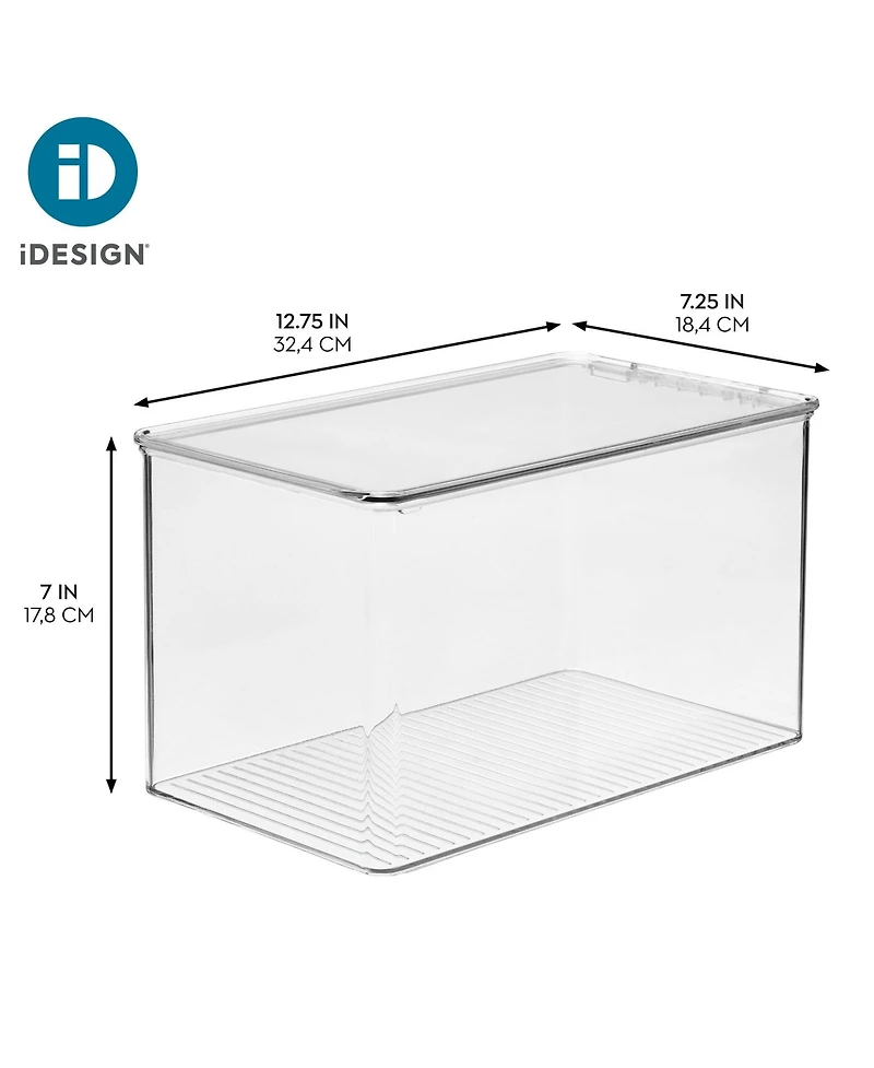 Stackable Clear Plastic Shoe Boxes with Lids for Closet, 2-Pack