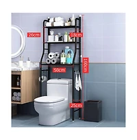homfan Space-Saving 3-Tier Over Toilet Storage Rack
