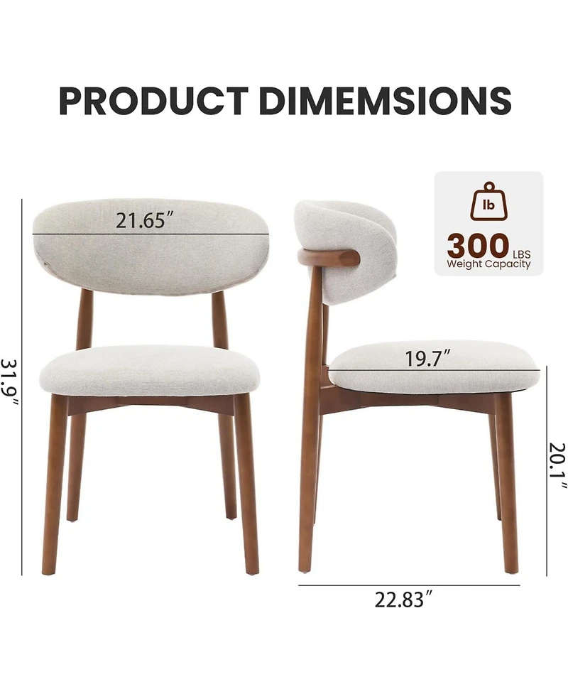 gaomon Wooden Dining Chairs Set