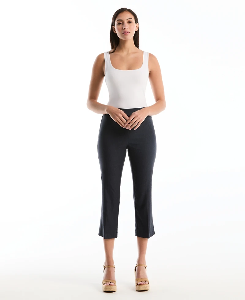 Rafaella Petite Horse Bit Pull-On Capri Pants