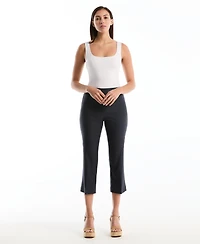 Rafaella Petite Horse Bit Pull-On Capri Pants