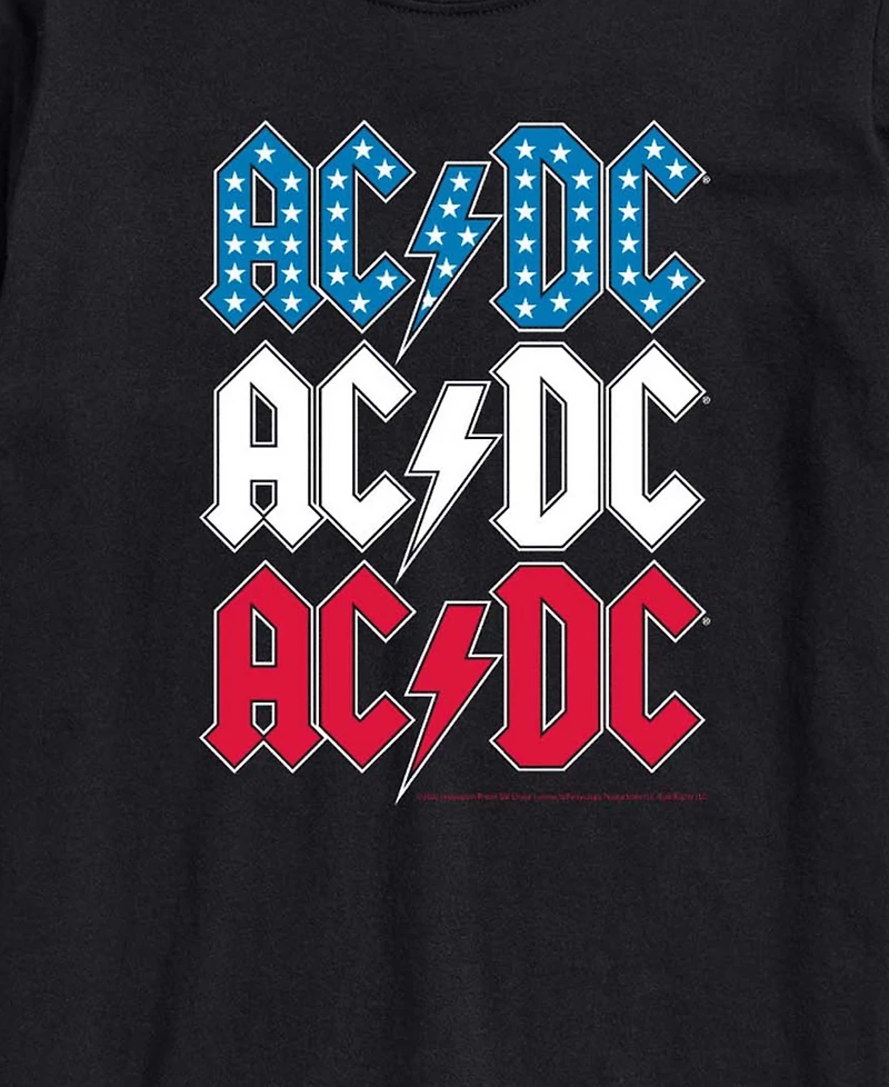 Airwaves Men's Acdc Usa Stack Short-Sleeve Graphic T-Shirts