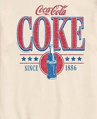 Airwaves Men's Coca-Cola 90s Collegiate Design Short-Sleeve Graphic T-Shirt