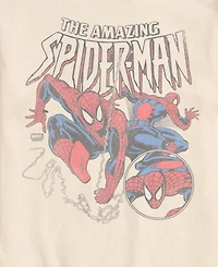 Airwaves Men's Spiderman Web Circle Short-Sleeve Graphic T-Shirt