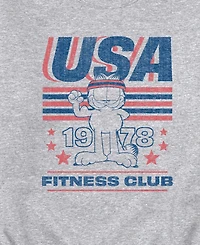 Airwaves Men's Garfield Usa Fitness Crew Fleece Sweatshirt