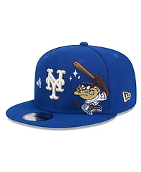 New Era Men's Royal New York Mets Looney Tunes Tasmanian Devil 9FIFTY Snapback Hat