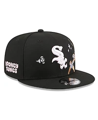 New Era Men's Black Chicago White Sox Looney Tunes Lola Bunny 9FIFTY Snapback Hat
