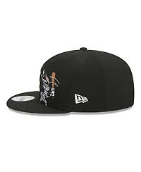 New Era Men's Black Chicago White Sox Looney Tunes Bugs Bunny 9FIFTY Snapback Hat