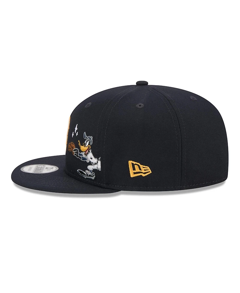 New Era Men's Navy Boston Red Sox Looney Tunes Daffy Duck 9FIFTY Snapback Hat