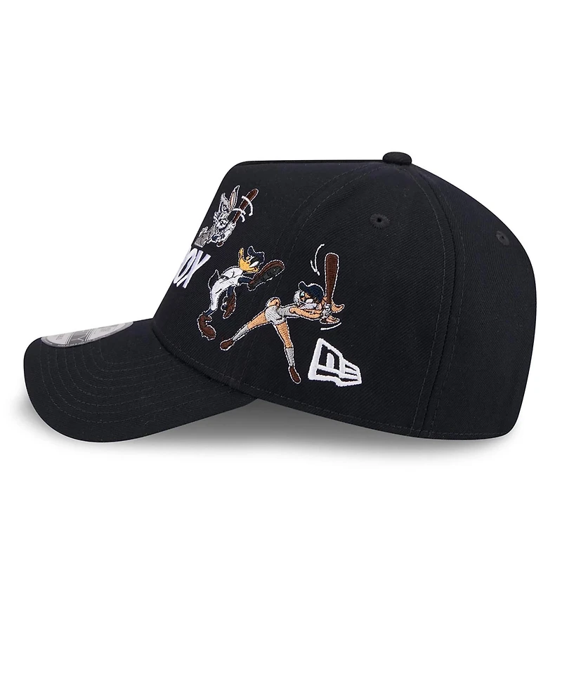 New Era Men's Navy Boston Red Sox Looney Tunes A-Frame 9FORTY Adjustable Hat