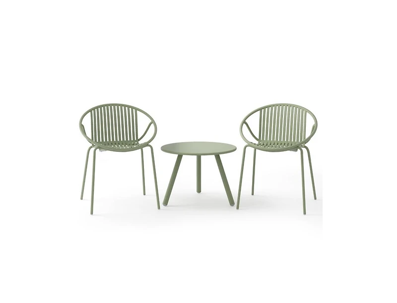 Gouun 7-Piece Outdoor Relaxation Set with Wicker Loveseat, Chairs and Coffee Table