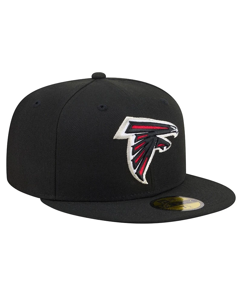 New Era Men's Black Atlanta Falcons 59FIFTY Fitted Hat