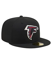 New Era Men's Black Atlanta Falcons 59FIFTY Fitted Hat