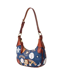 Dooney & Bourke Houston Astros Luca Leather Hobo Purse