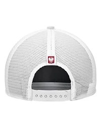 Nike Men's White Poland National Team Rise Rope Trucker A-Frame Adjustable Hat