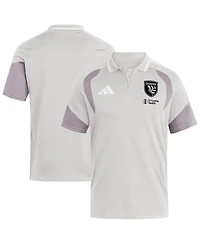 Adidas Men's Silver San Jose Earthquakes 2026 Tiro Competition Polo Shirt