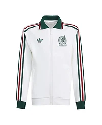 Adidas Big Boys and Girls White Mexico National Team Away Full-Zip Anthem Jacket